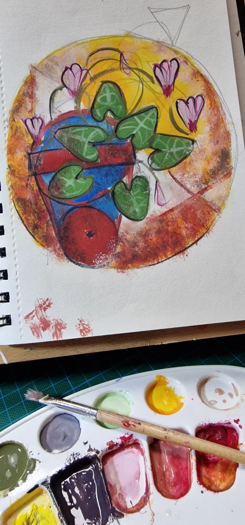 Boceto en gouache